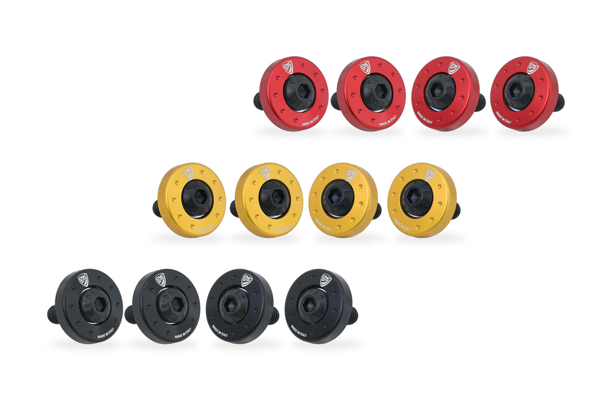 CNC Racing Cylinder Head Cover Screw Kit with Billet Collars for Moto Guzzi CNC Racing Cylinder Head Cover Screw Kit with Billet Collars for Moto Guzzi